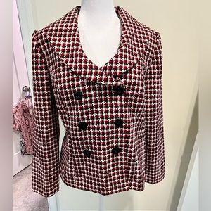 Sag Harbor Double Breasted Shawl Collared Blazer